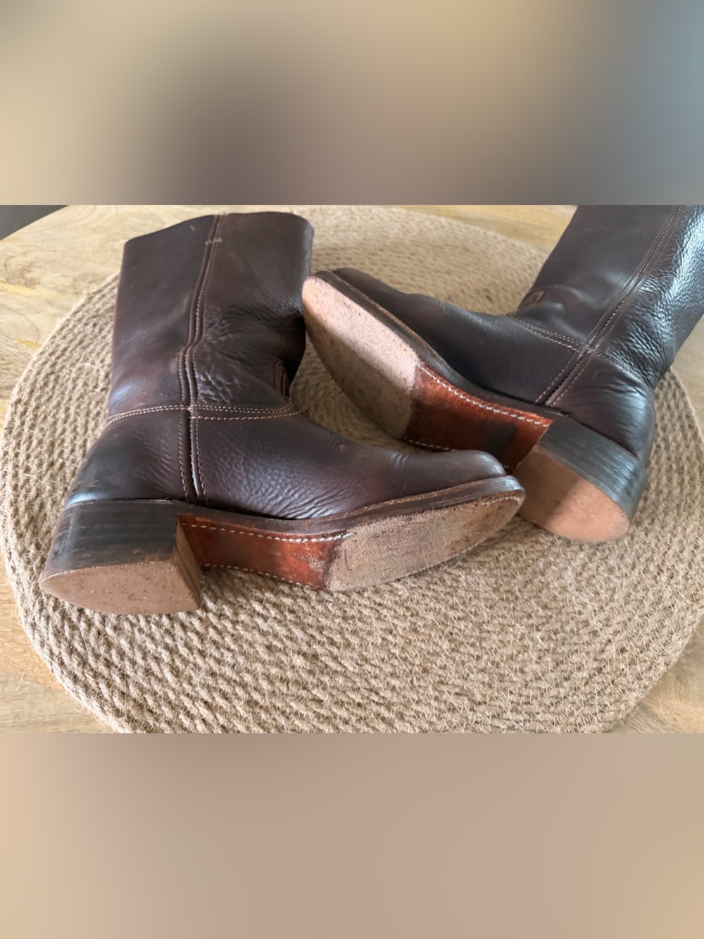 Vintage Frye Campus Deep Brown Leather - Picture 8 of 9